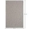 Groot vloerkleed met eigentijds en modern ontwerp - Beige (160x230 cm) - Ware image 7
