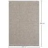 Groot Vloerkleed met Eigentijds en Modern Design - Beige (200x290 cm) - Harbor image 7