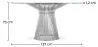 Ronde Eettafel - Glas & Metaal - Barrel image 7