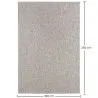 Groot vloerkleed met eigentijds en modern ontwerp - Beige (160x230 cm) - Tug image 7
