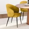Met Ribfluweel Beklede Eetkamerstoel - Feudum image 7