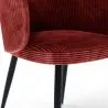 Met Ribfluweel Beklede Eetkamerstoel - Feudum image 7