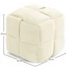 Vierkante Poef Bekleed met Ribfluweel - Modern Ontwerp - Cube image 7