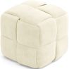 Vierkante Poef Bekleed met Ribfluweel - Modern Ontwerp - Cube image 7