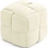 Vierkante Poef Bekleed met Ribfluweel - Modern Ontwerp - Cube image 7