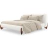 Hoofdbord en Bedframe voor 180x200 CM Bed - Bekleed met Bouclé Stof - Dream image 7