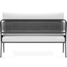 Buitenbank 135cm - Aluminium en Synthetisch Rotan - Brawma image 7