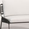 Buitenbank 135cm - Aluminium en Synthetisch Rotan - Brawma image 7