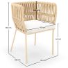 Beige Buitentstoel - Touw - Ress image 7