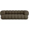 Velours Beklede Bank - Moderne Stijl - 2/3 Zits - Curved Teddy image 7