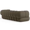 Velours Beklede Bank - Moderne Stijl - 2/3 Zits - Curved Teddy image 7