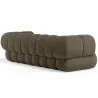 Velours Beklede Bank - Moderne Stijl - 2/3 Zits - Curved Teddy image 7