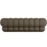 Velours Beklede Bank - Moderne Stijl - 2/3 Zits - Curved Teddy image 7