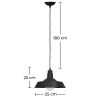 Plafondlamp - Hanglamp Industriële Stijl - Flynn image 7