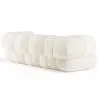 Bouclé Beklede Bank - Moderne Stijl - 2/3 Zits - Gebogen Teddy image 7