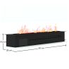 Decoratieve Elektrische Haard met Waterdampvlam - 50CM image 7