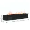 Decoratieve Elektrische Haard met Waterdampvlam - 50CM image 7