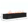 Decoratieve Elektrische Haard met Waterdampvlam - 70CM image 7