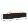 Decoratieve Elektrische Haard met Waterdampvlam - 80CM image 7