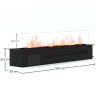 Decoratieve Elektrische Haard met Waterdampvlam - 160CM image 7