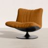 Beklede Fauteuil Gebogen Ontwerp Hedendaagse Stijl - Tulipe image 7