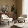 Beklede Stoel met Scandinavisch, Gebogen Ontwerp - Larseen image 7