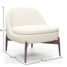 Beklede Stoel met Scandinavisch, Gebogen Ontwerp - Larseen image 7