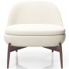 Beklede Stoel met Scandinavisch, Gebogen Ontwerp - Larseen image 7