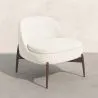 Beklede Stoel met Scandinavisch, Gebogen Ontwerp - Larseen image 7