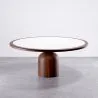 Ronde Eettafelset met 6 Houten Stoelen - Minimalistisch Design - Ivette image 7