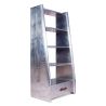 Metalen boekenkast met lade - Aviator Stijl - 4 planken - Zlan image 7