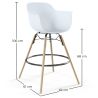 Barkruk - Scandinavisch Design - Houten Poten - Nordika image 7