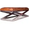 Stalen bank - bekleed met leer - Churchill image 7