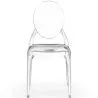 Set van 4 eetkamerstoelen Transparant - Estilo Victoria  image 7