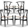 Set van 4 Houten Eetkamerstoelen - Scandinavische Stijl - Wish image 7