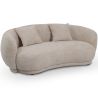 Gebogen Designbank in Hedendaagse Stijl Bekleed met Chenille - Curvy image 7