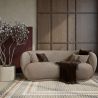 Gebogen Designbank in Hedendaagse Stijl Bekleed met Chenille - Curvy image 7