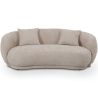 Gebogen Designbank in Hedendaagse Stijl Bekleed met Chenille - Curvy image 7