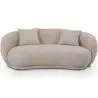 Gebogen Designbank in Hedendaagse Stijl Bekleed met Chenille - Curvy image 7
