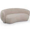 Gebogen Designbank in Hedendaagse Stijl Bekleed met Chenille - Curvy image 7