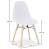 Eetkamerstoel - Scandinavisch Design - Houten Poten - Skögur image 7