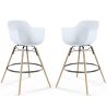 Barkruk - Scandinavisch Design - Houten Poten - Set van 2 - Nordika image 7