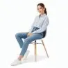 Eetkamerstoel - Scandinavisch Design - Houten Poten - Set van 2 - Skögur image 7
