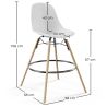 Barkruk - Scandinavisch Design - Houten Poten - Set van 2 - Skögur image 7