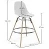 Barkruk - Scandinavisch Design - Houten Poten - Set van 2 - Skögur image 7