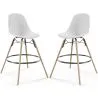 Barkruk - Scandinavisch Design - Houten Poten - Set van 2 - Skögur image 7