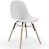 Eetkamerstoel - Scandinavisch Design - Houten Poten - Set van 4 - Skögur image 7