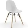 Eetkamerstoel - Scandinavisch Design - Houten Poten - Set van 4 - Skögur image 7