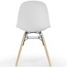 Eetkamerstoel - Scandinavisch Design - Houten Poten - Set van 4 - Skögur image 7