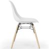 Eetkamerstoel - Scandinavisch Design - Houten Poten - Set van 4 - Skögur image 7